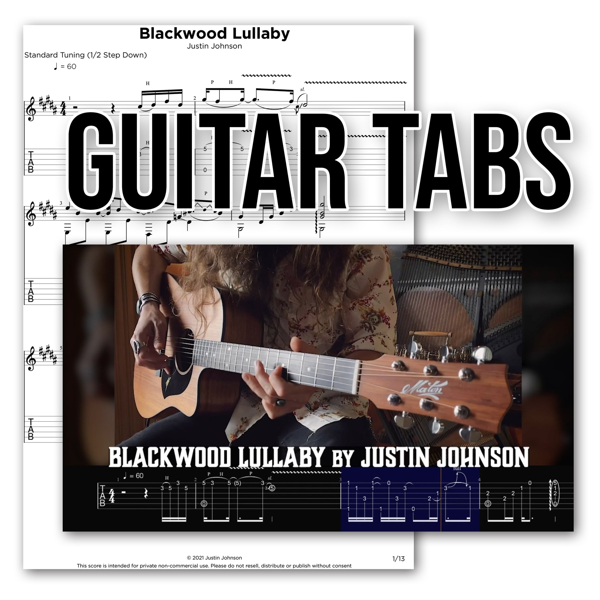 GUITAR TABS - "Blackwood Lullaby"