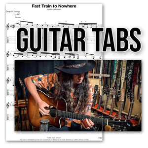GUITAR TABS - "Fast Train to Nowhere"