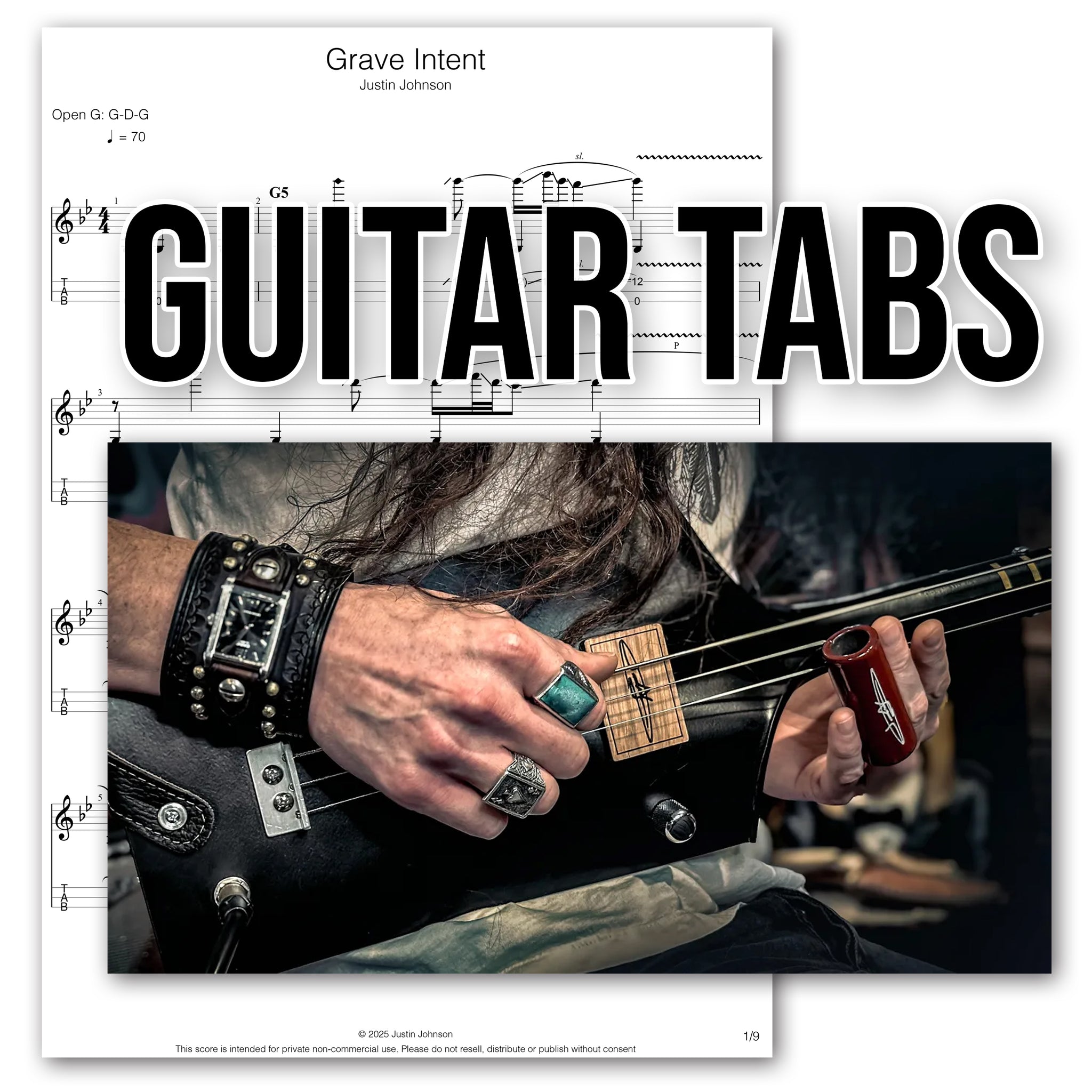 GUITAR TABS - "Grave Intent"