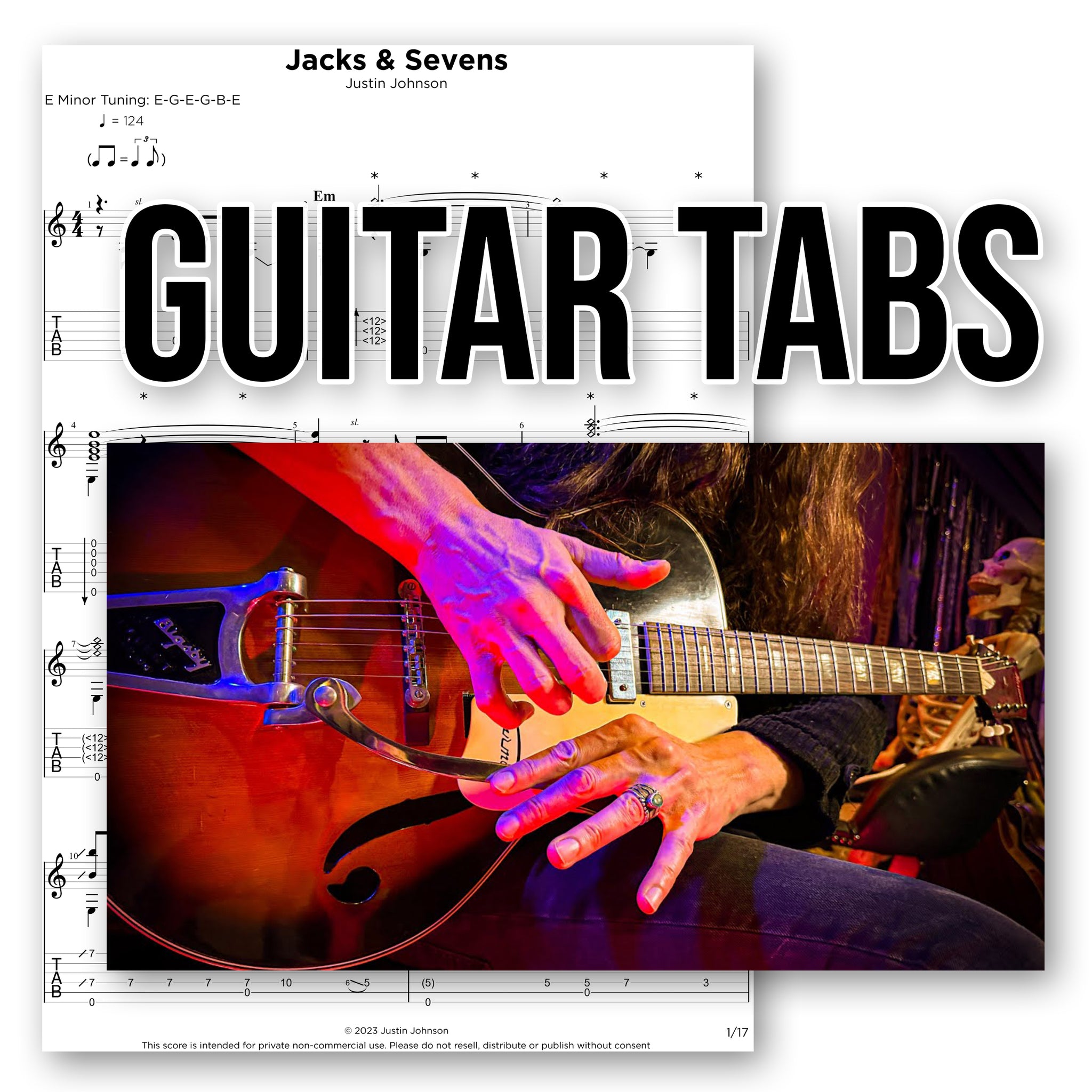 GUITAR TABS - "Jacks & Sevens"