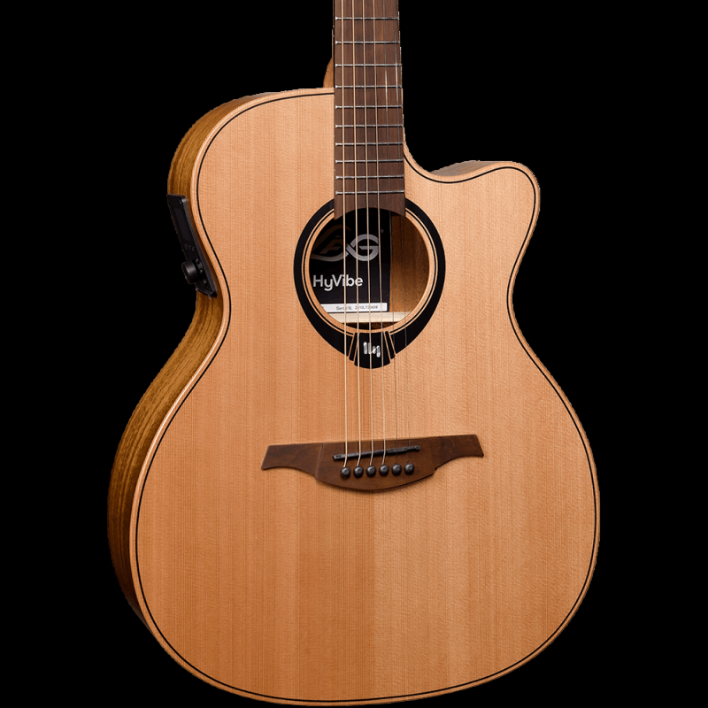 Lag Hyvibe HV10ACE Acoustic Auditorium with Cutaway