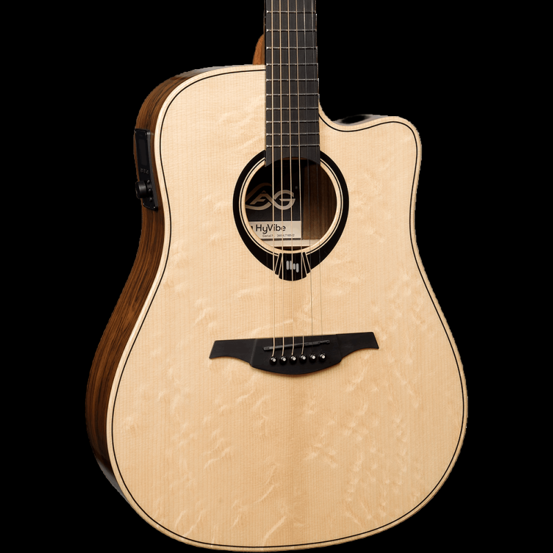 Lag Hyvibe HV30DCE Acoustic Dreadnought with Cutaway