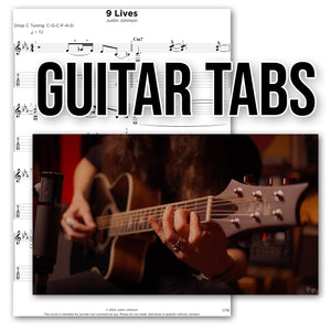 GUITAR TABS - "9 Lives"