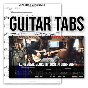 GUITAR TABS - "Lonesome Blues"