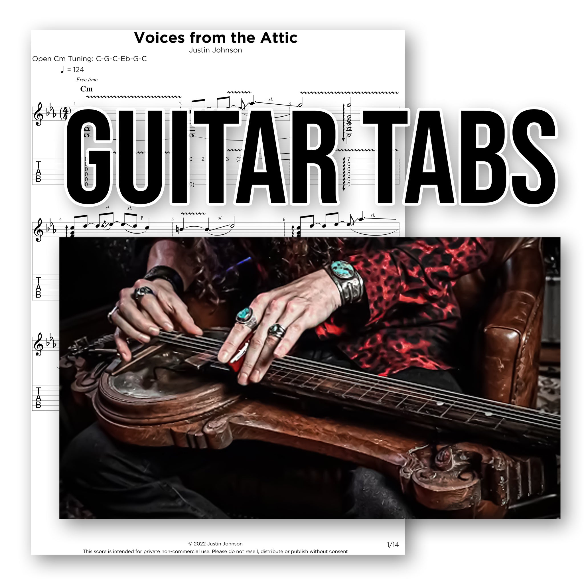 GUITAR TABS - "Voices from the Attic"