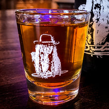 Load image into Gallery viewer, Justin Johnson Shot Glass... you know you want one!