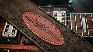 GUITAR STRAP: Justin Johnson Signature Leather Guitar Strap