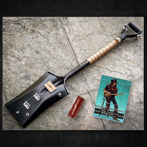 "Crankin' It Up Bundle" - 3-String Shovel Guitar, Guitar Slide, and Lesson DVD