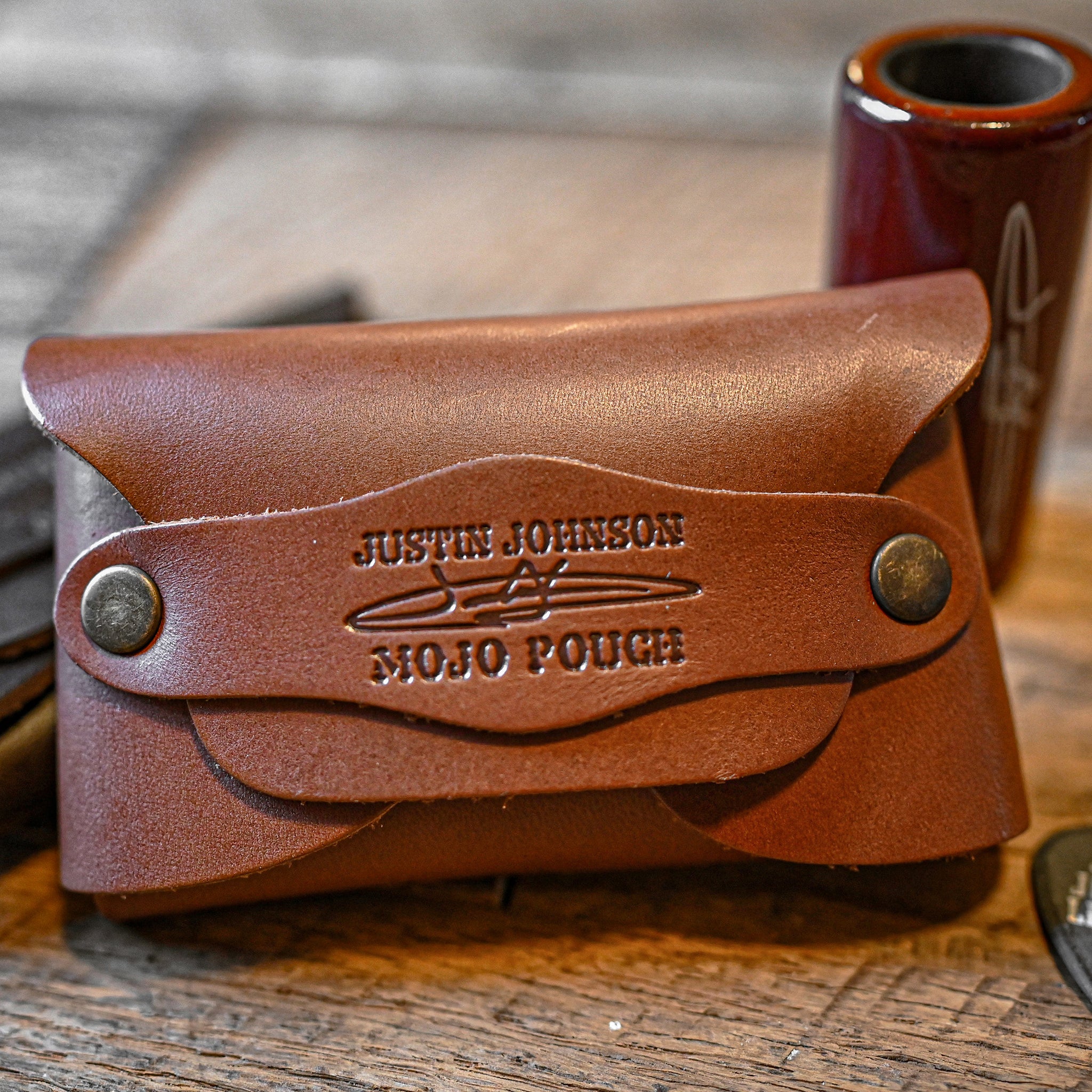 THE MOJO POUCH - Premium Leather Accessory Pouch