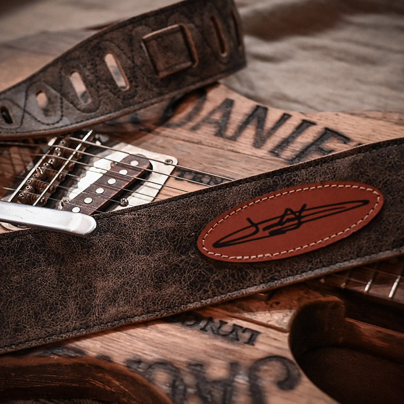 GUITAR STRAP: Justin Johnson Signature Leather Guitar Strap