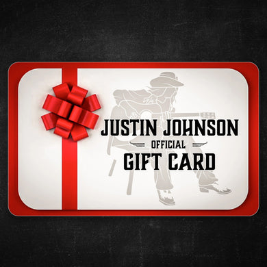 Justin Johnson Official Store GIFT CARD